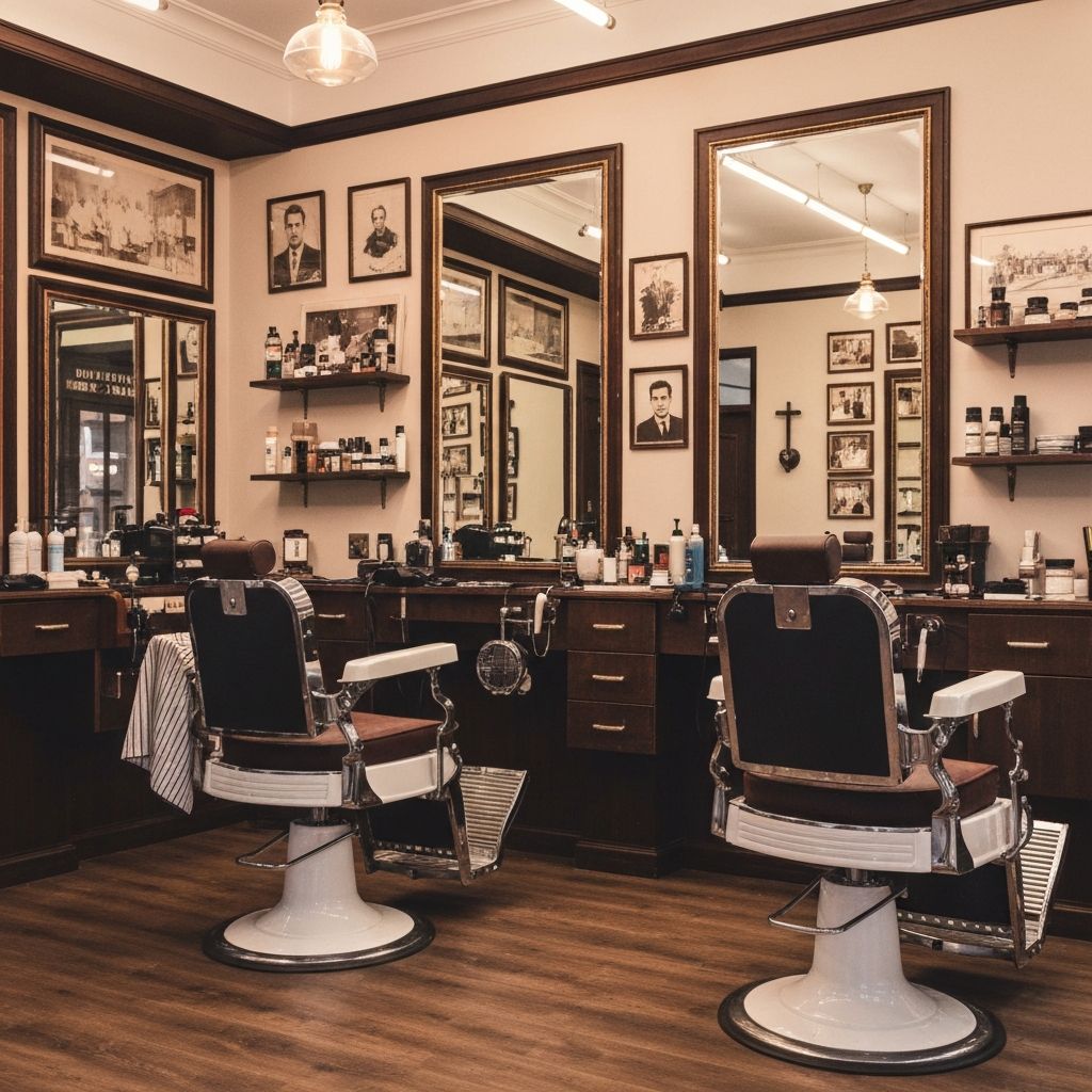 Frank's Barber interior